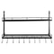 2 Tier Wall Mounted Pot Rack With 10 Hooks For Pots Pans Kitchen Storage 2