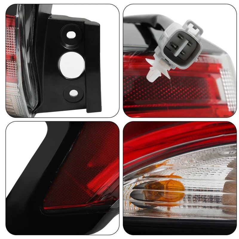 Toyota Sienna Left Driver Outer Tail Light Assembly LED Replacement 1