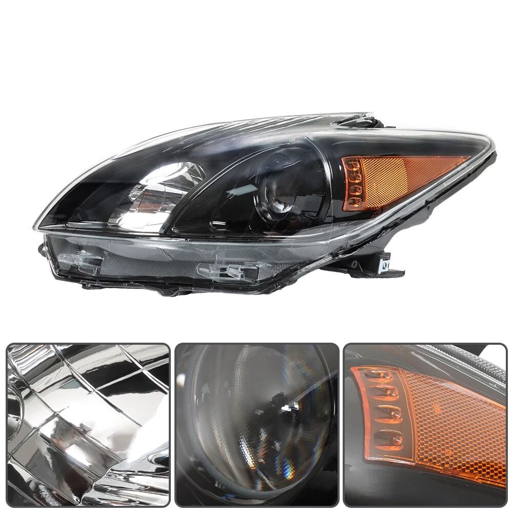 Premium Toyota Prius Headlights Assembly Pair Halogen Front Replacement Left Right 1