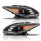 Premium Toyota Prius Headlights Assembly Pair Halogen Front Replacement Left Right 6