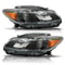 Premium Toyota Prius Headlights Assembly Pair Halogen Front Replacement Left Right 7