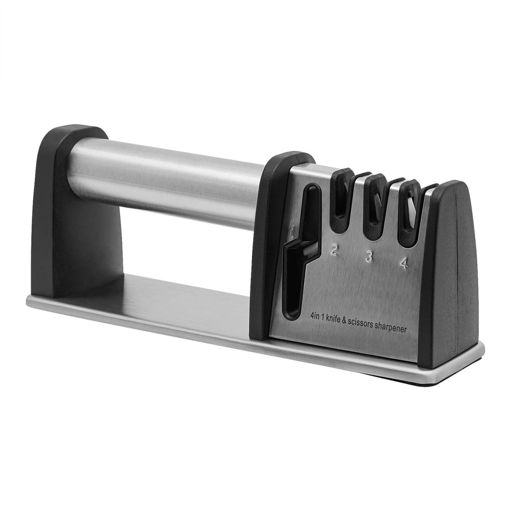 Professional 4 Stage Kitchen Knife Sharpener Ceramic Tungsten Manual Sharpening Tool 4