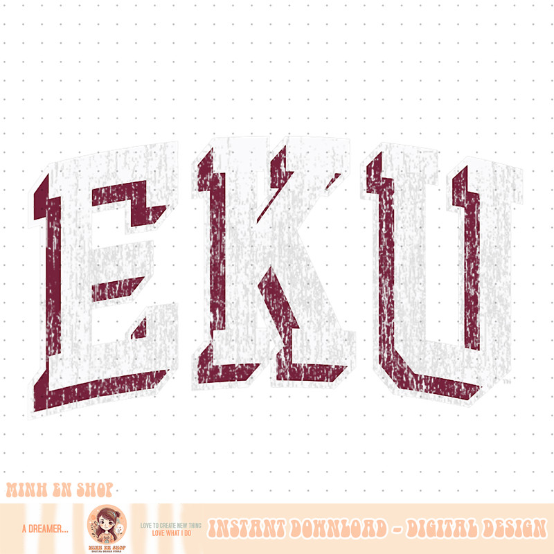 Eastern Kentucky Colonels Retro Arch PNG Download.jpg