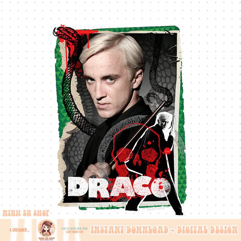 Harry Potter Draco Malfoy Photo Collage PNG Download.jpg