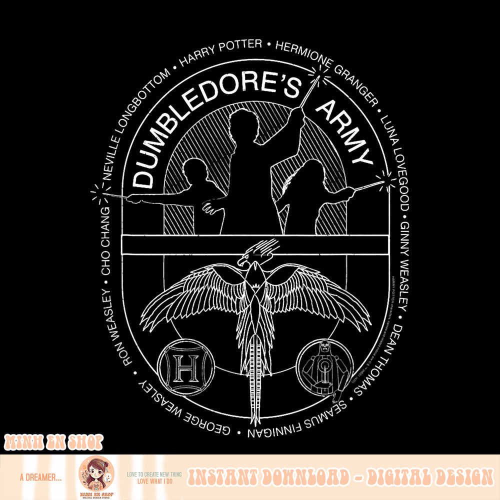 Harry Potter Dumbledore s Army Circle Line Art PNG Download.jpg