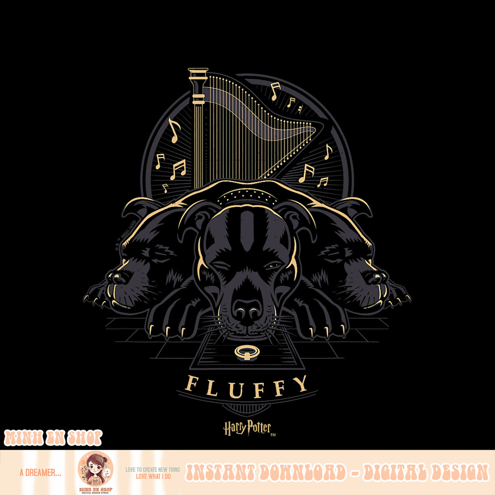 Harry Potter Fluffy Harp Music Poster PNG Download.jpg