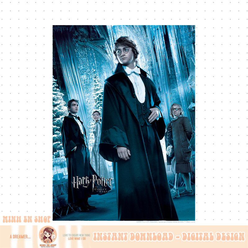 Harry Potter Goblet Of Fire Yule Ball Character Poster PNG Download.jpg