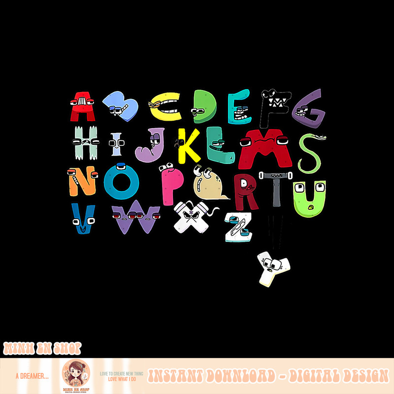 Kindergarten Lore Alphabet ABC Letters Costume Matching Kid, png, sublimation copy.jpg