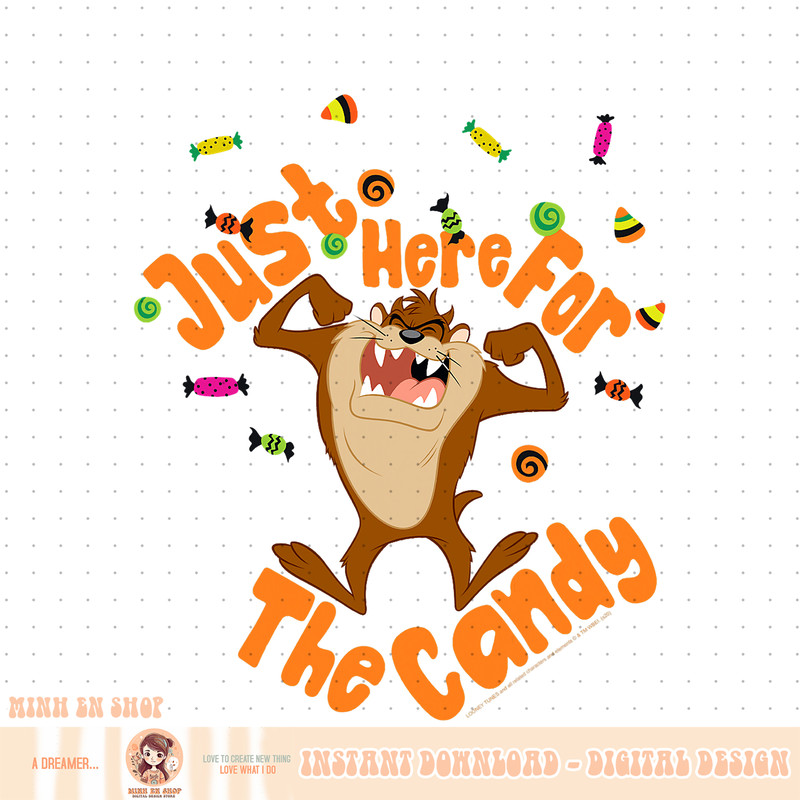 Looney Tunes Tasmanian Devil Here For Candy PNG Download.jpg