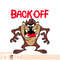 Looney Tunes Taz Back Off PNG Download.jpg