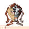 Looney Tunes Taz Half Skeleton PNG Download.jpg