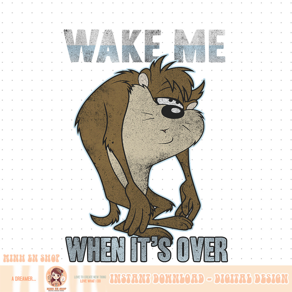Looney Tunes Taz Wake Me When It s Over PNG Download.jpg