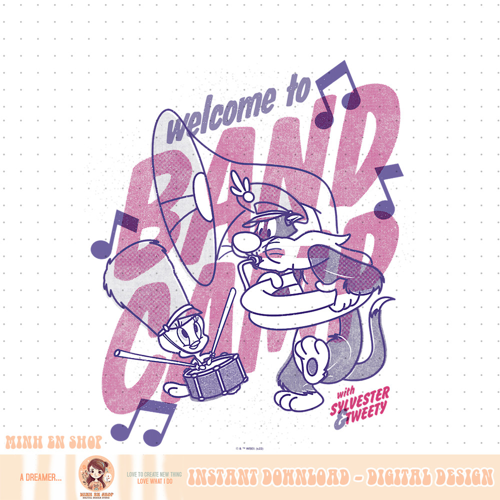 Looney Tunes Tweety and Sylvester Band Camp PNG Download.jpg