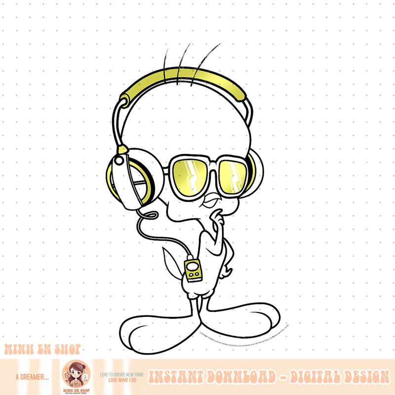 Looney Tunes Tweety Bird Cool Portrait PNG Download.jpg