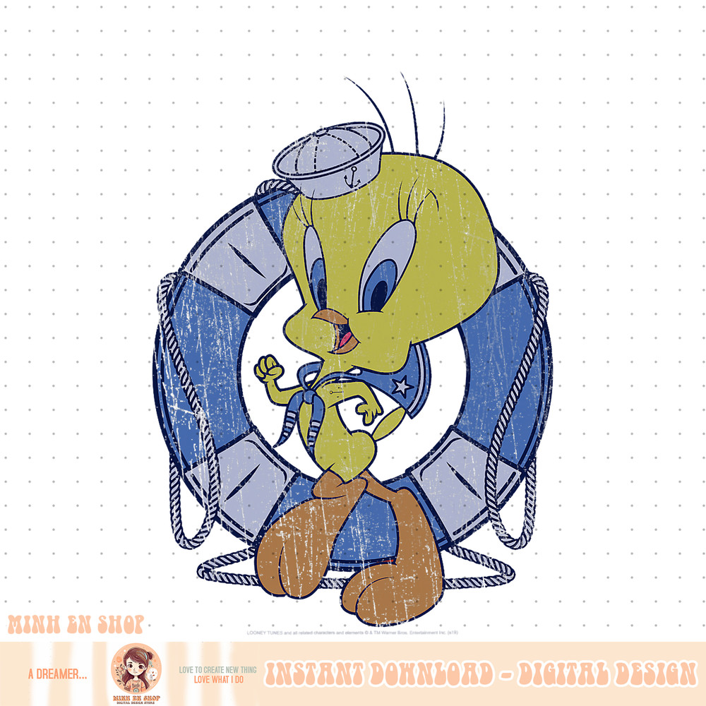 Looney Tunes Tweety Bird Sailor Portrait PNG Download.jpg