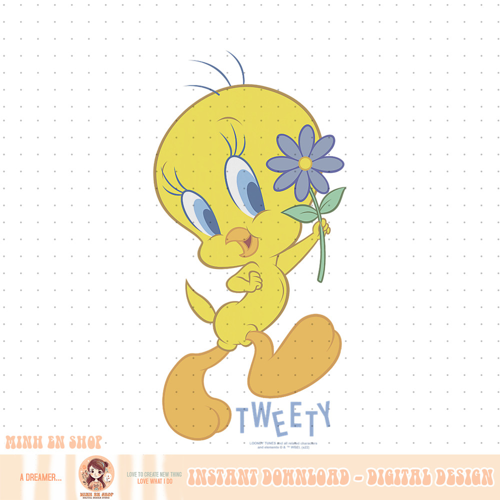 Looney Tunes Tweety Flower PNG Download.jpg