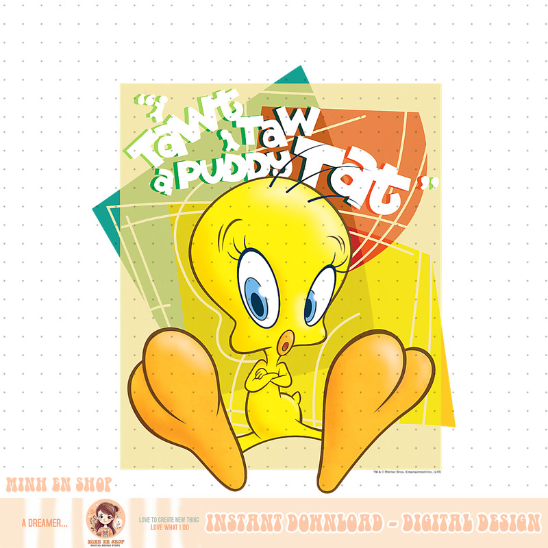 Looney Tunes Tweety Tawt I Taw PNG Download.jpg