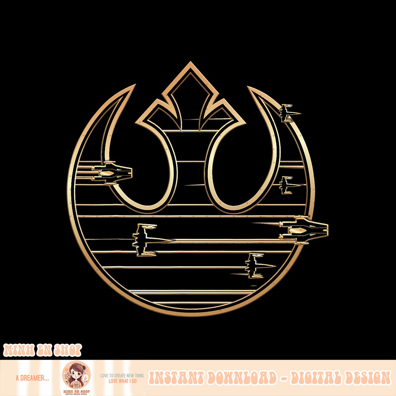 Star Wars Last Jedi Gold Platinum Rebel Fleet Logo PNG Download PNG Download.jpg