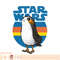 Star Wars Last Jedi Porg Retro Stripes Logo Graphic PNG Download PNG Download.jpg