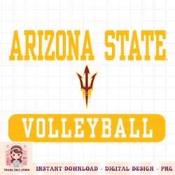 Arizona State Sun Devils Volleyball Officially Licensed PNG Download
