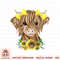 Baby Highland Cow Sunflower Western Country Heifer Cattles Pullover Hoodie copy.jpg