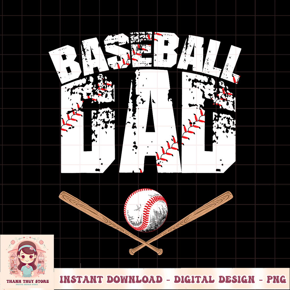 Baseball Dad Baseball lover for Father PNG Download.jpg
