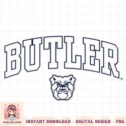 Butler Bulldogs Arch Over Dark Heather Officially Licensed PNG Download