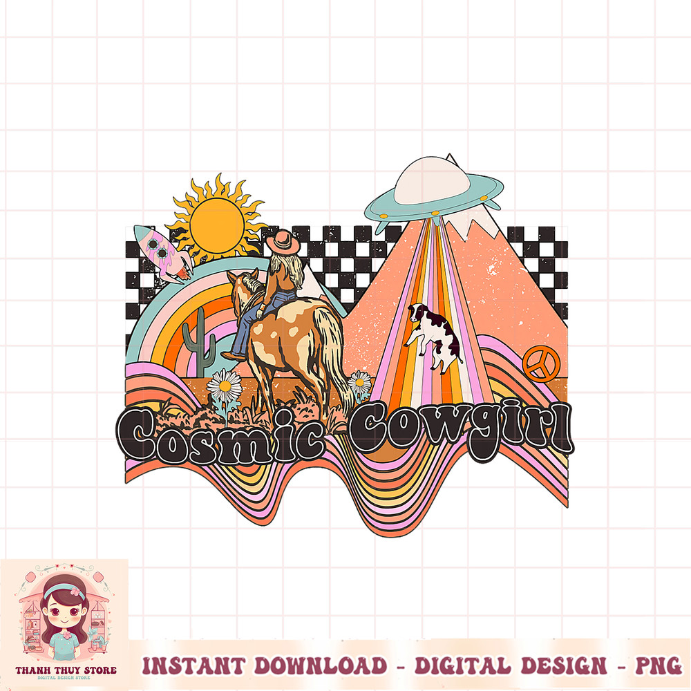 Cosmic Space Desert Cowgirl PNG Download.jpg