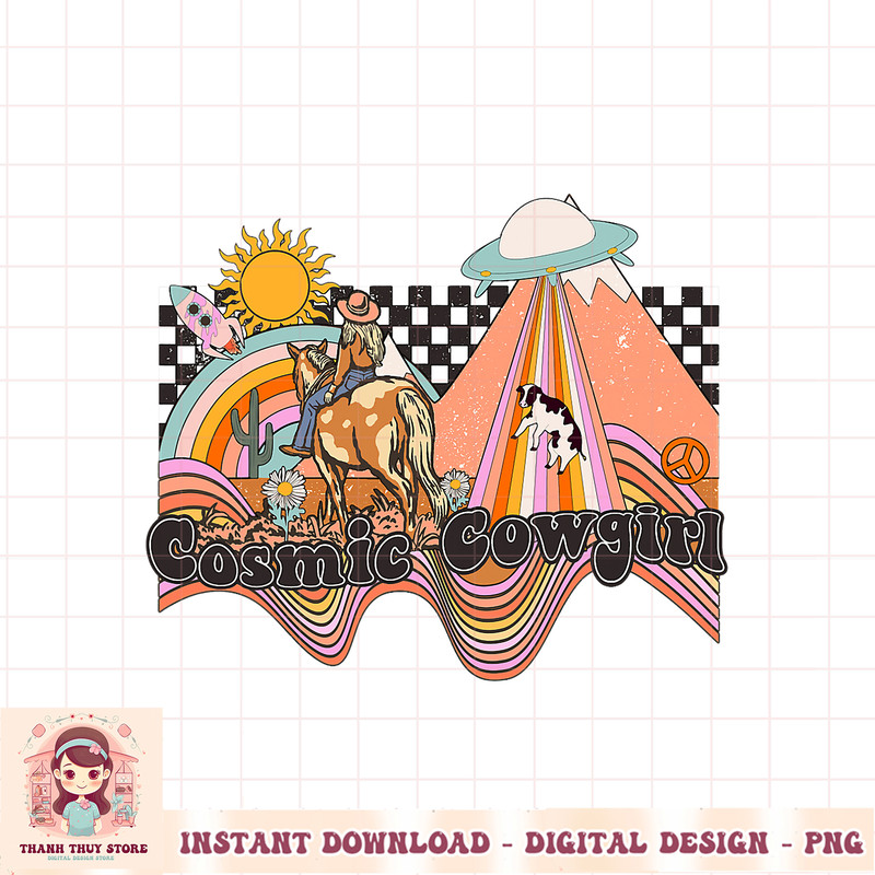 Cosmic Space Desert Cowgirl PNG Download.jpg