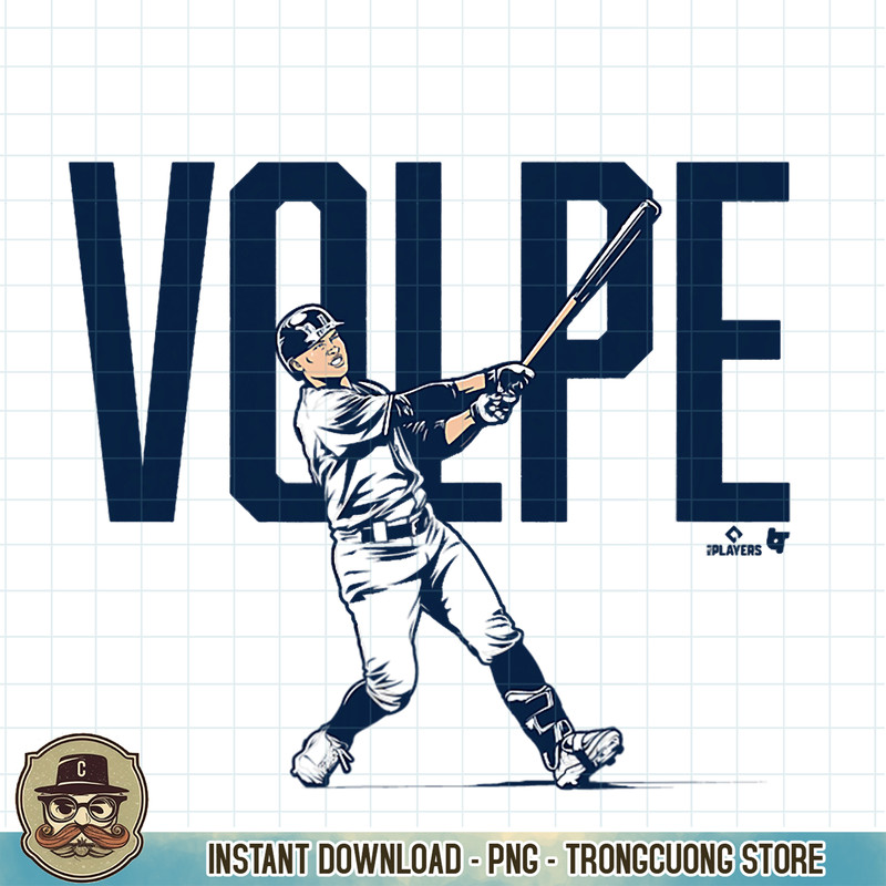 Anthony Volpe, Swing, New York Baseball PNG Download.jpg