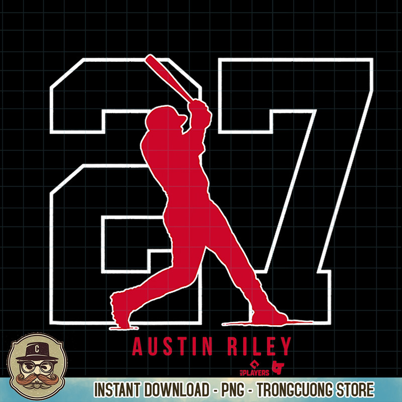 Austin Riley 27 Atlanta, Atlanta Baseball PNG Download.jpg