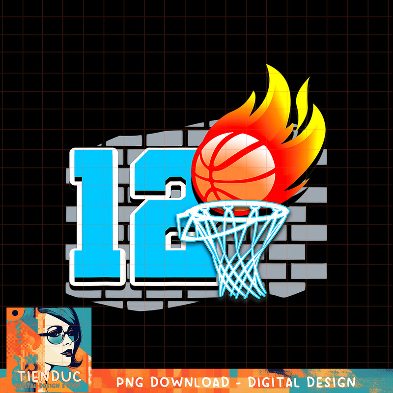 12 Year Old 12th Basketball Birthday Party Theme Boys Girls, png, sublimation copy.jpg