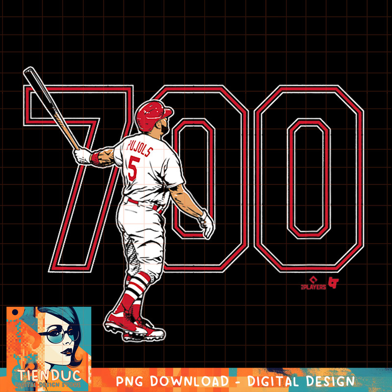 Albert Pujols, 700 Vol. 2, St. Louis Baseball PNG Download.jpg