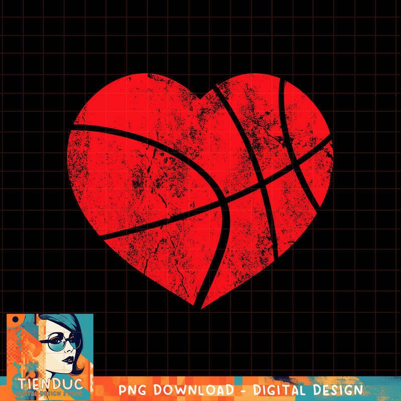 Basketball Heart Love Valentines Day Sport Player Coach Kids, png, sublimation copy.jpg