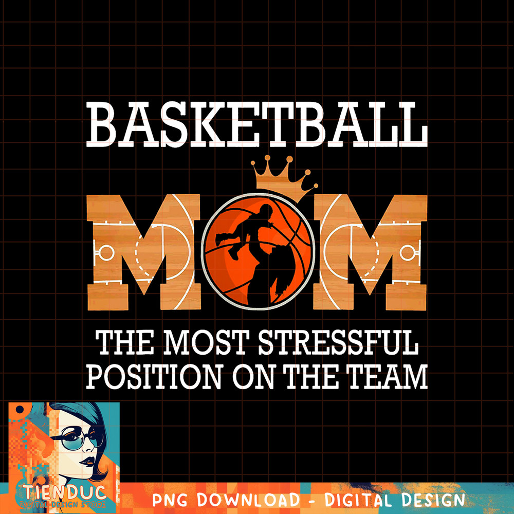 Basketball mom the most stressful position on the team funny, png, sublimation copy.jpg