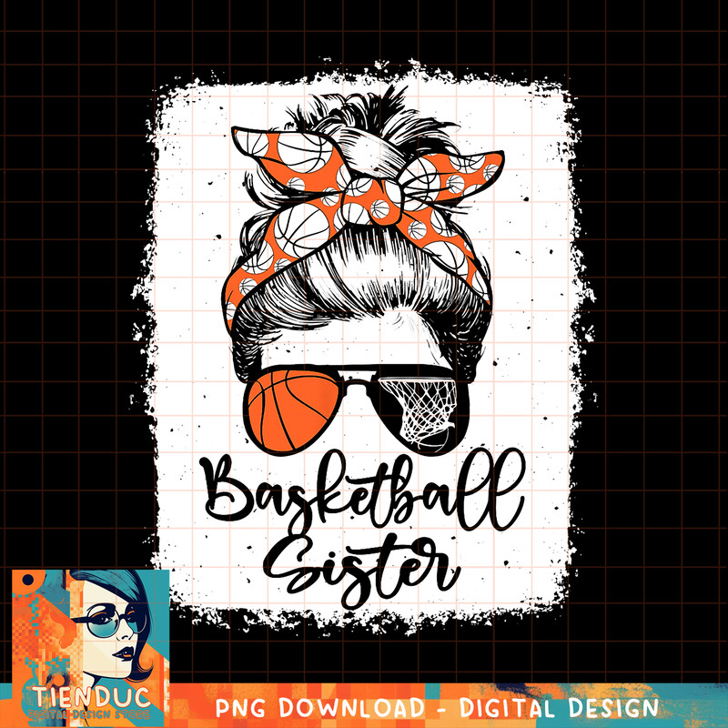 Basketball Sister Vintage Leopard Messy Bun Bleached, png, sublimation copy.jpg