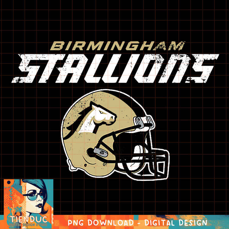 Birmingham Stallions Vintage Helmet PNG Download.jpg