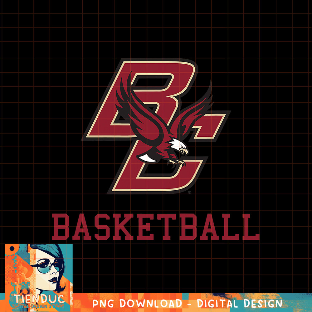 Boston College Eagles Basketball Light Gray, png, sublimation copy.jpg