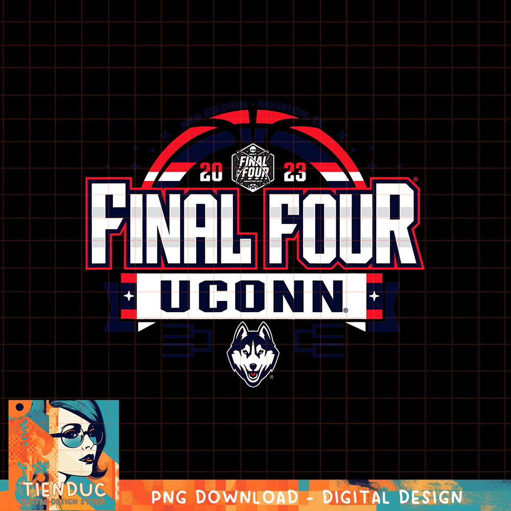 Connecticut Huskies Final Four 2023 Basketball Bold Gray, png, sublimation copy.jpg