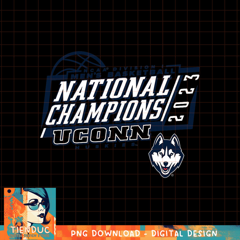 Connecticut Huskies National Champs 2023 Basketball Red, png, sublimation copy.jpg