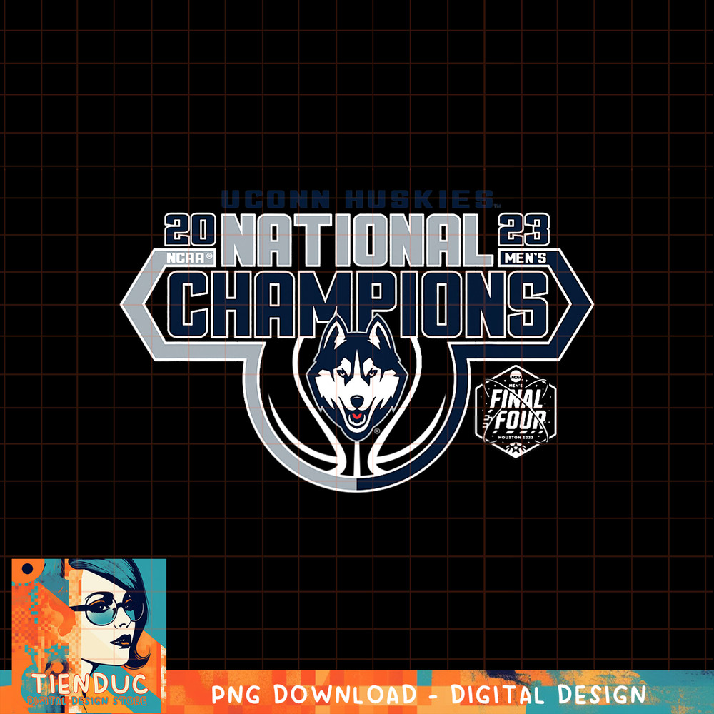 Connecticut Huskies National Champs 2023 Basketball Win Red, png, sublimation copy.jpg