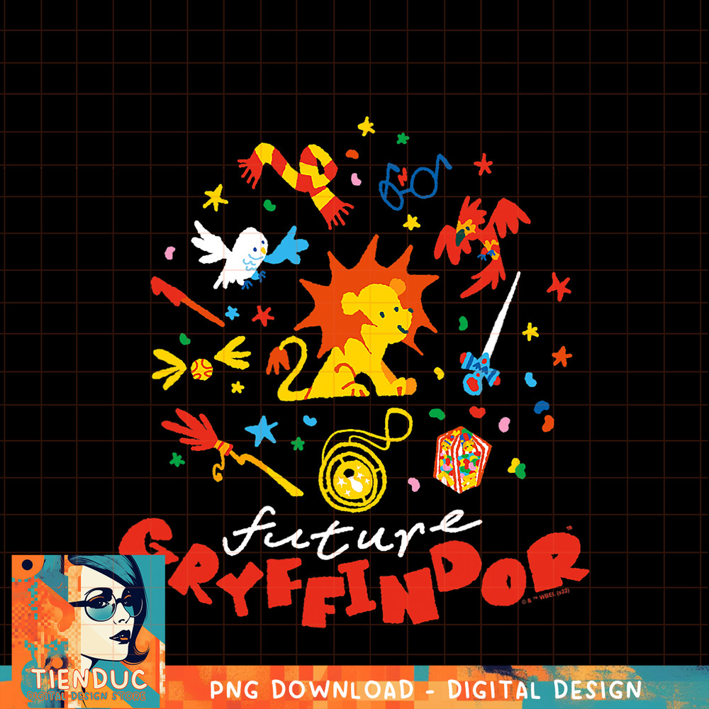 Harry Potter Deathly Hallows 2 Future Gryffindor Doodle PNG Download.jpg