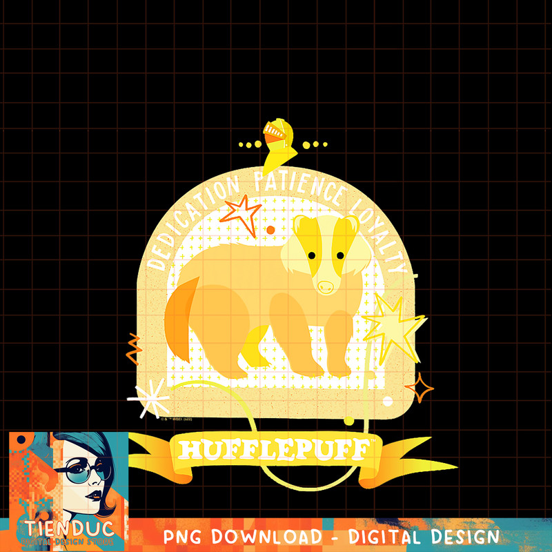 Harry Potter Deathly Hallows 2 Hufflepuff Grid Logo PNG Download.jpg