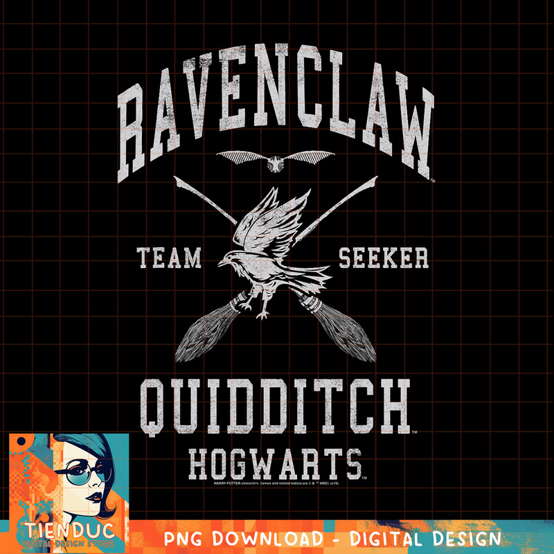 Harry Potter Ravenclaw Team Seeker Hogwarts Quidditch,Short Sleeve PNG Download.jpg