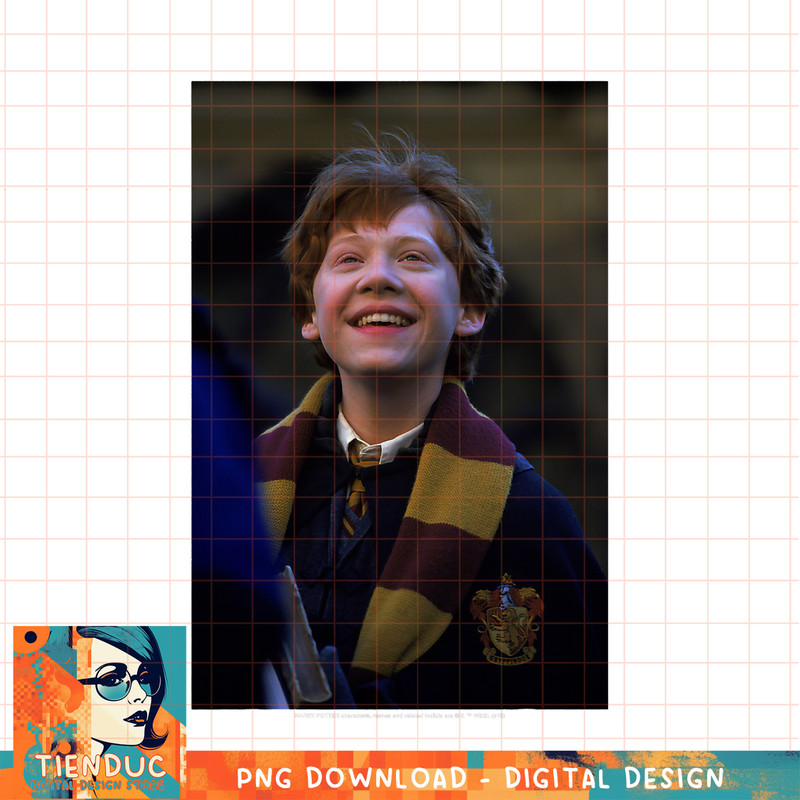 Harry Potter Ron Weasley Smiling Portrait PNG Download.jpg