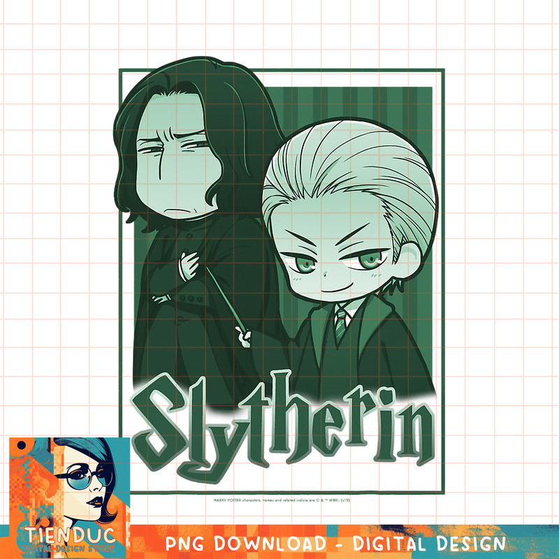 Harry Potter Slytherin Snape & Draco Anime PNG Download.jpg