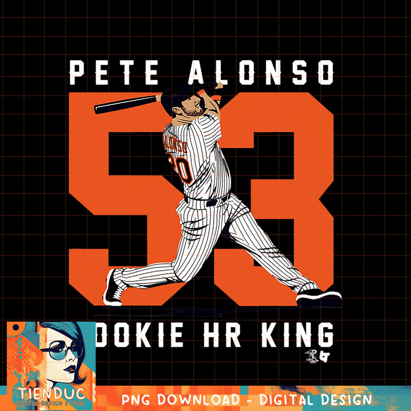 Pete Alonso, Rookie Home Run King, New York Baseball PNG Download.jpg