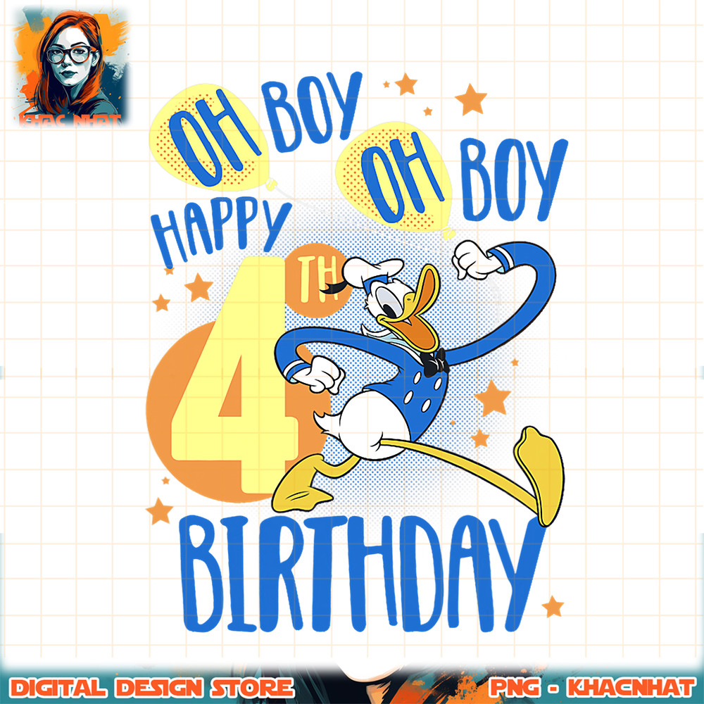 Disney Donald Duck Happy 4th Birthday Oh Boy Oh Boy PNG Download copy.jpg