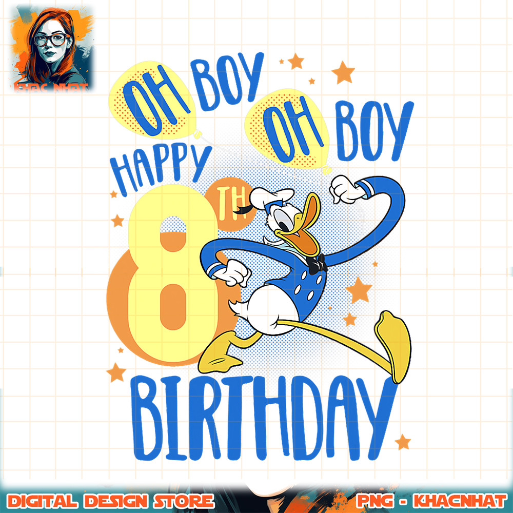 Disney Donald Duck Happy 8th Birthday Oh Boy Oh Boy PNG Download copy.jpg