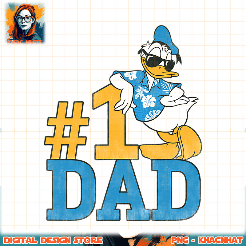 Disney Donald Duck Number One Dad Sunglasses PNG Download copy.jpg